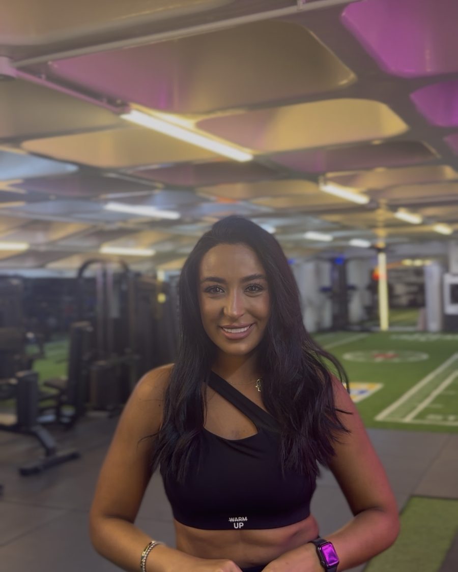 A Glow-Fit coach on the training floor